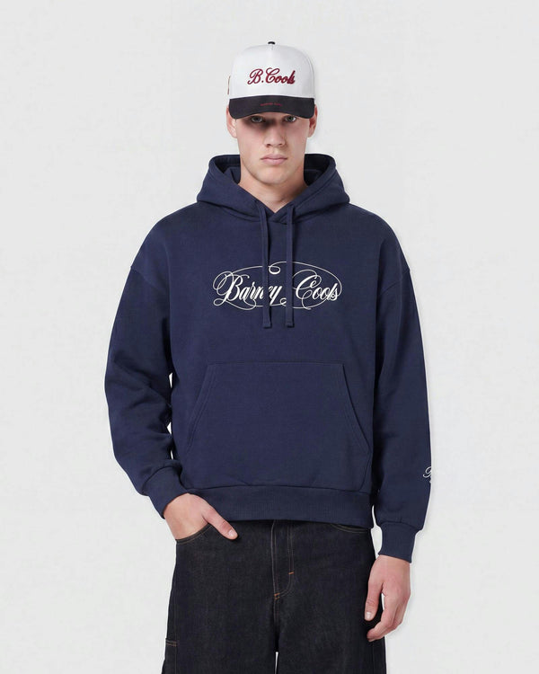 script hood navy image 1