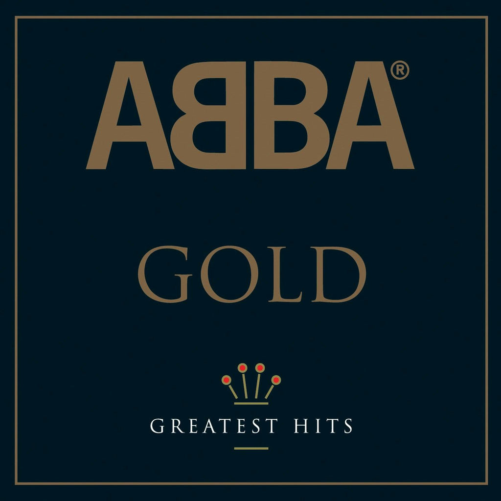 Abba Gold - Double Vinyl Album & Crosley Record Storage Display Stand