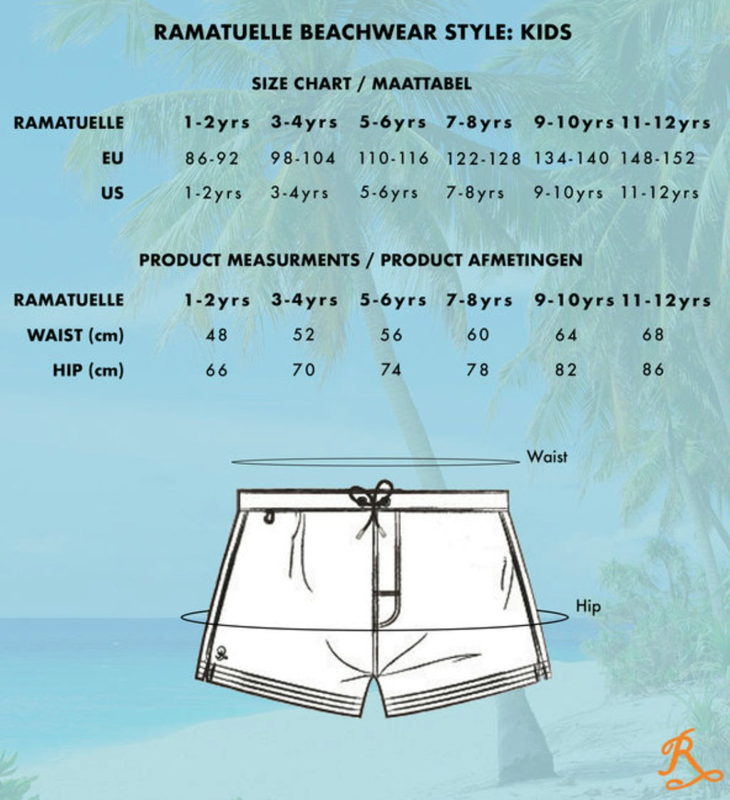 Tortola Swim Shorts Blue Kids