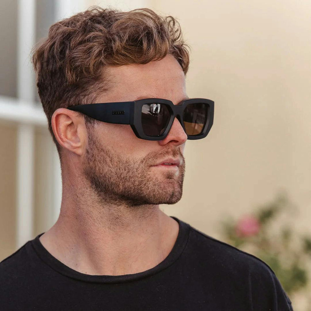 Catapult - Matt Black Frame with Brown Polarized Lens