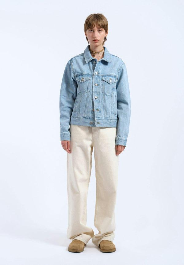 Joey Trucker Jacket - Stream Light Retro image 2