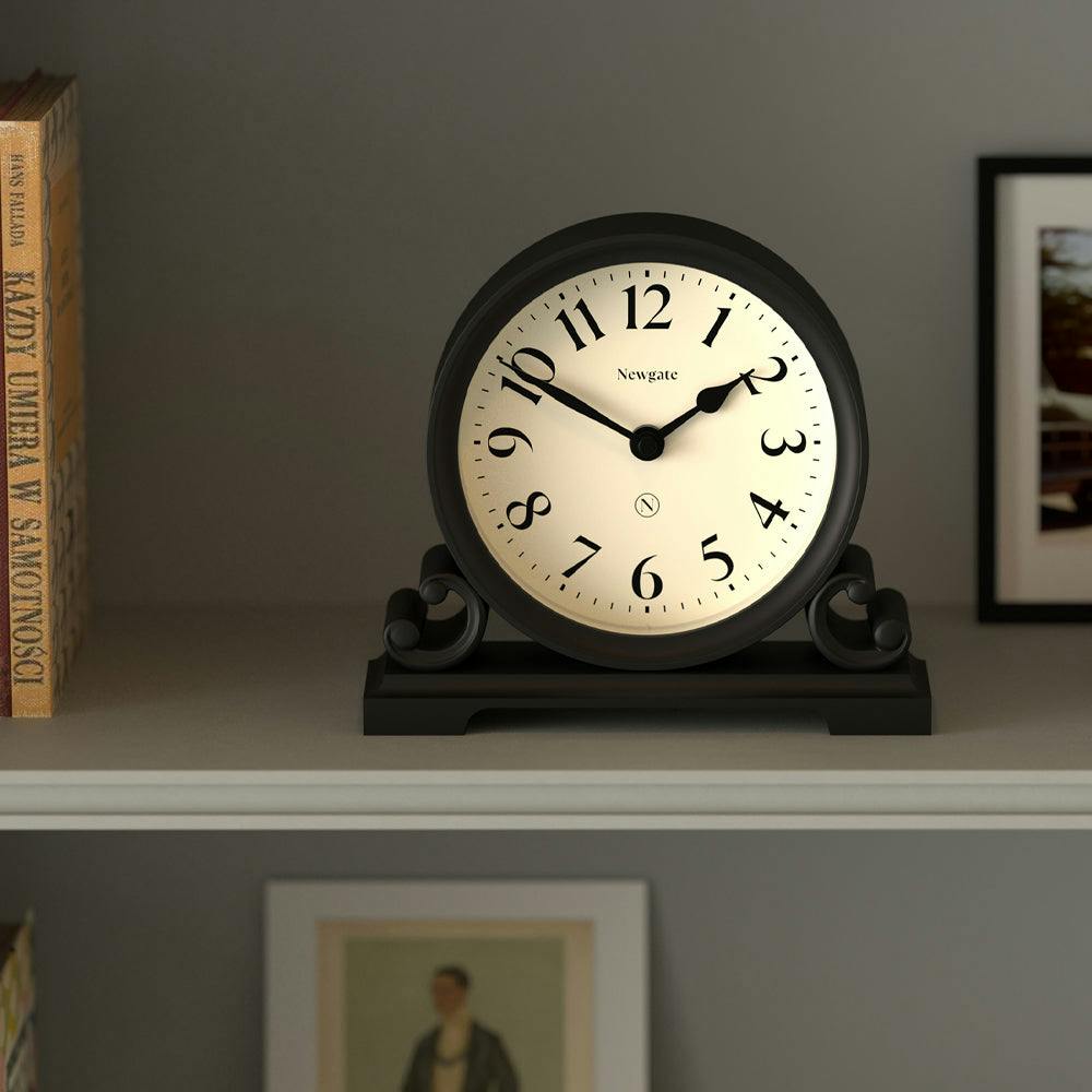 Newgate Divisadero Mantel Clock-Black