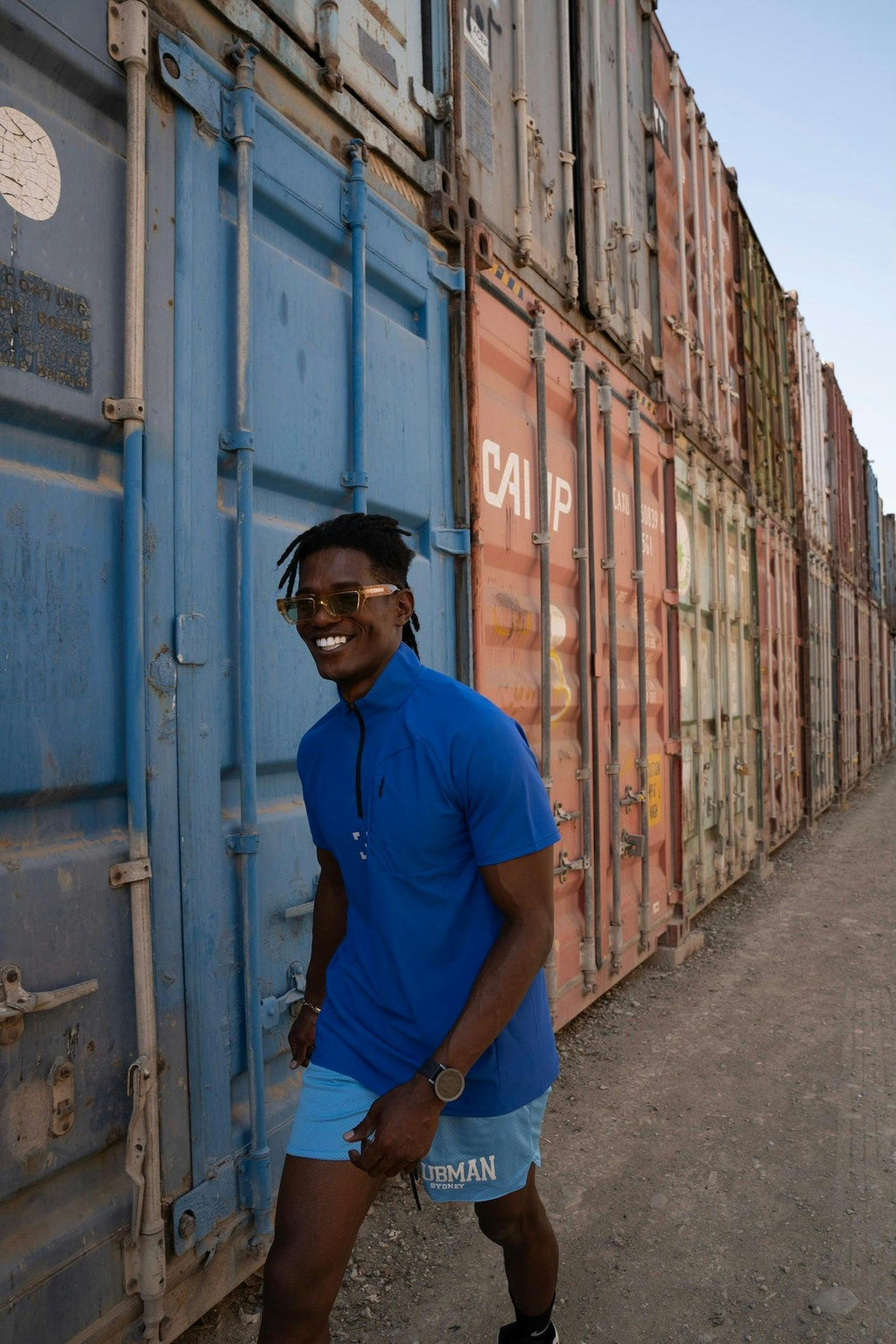 C-365 Strike Zip Tee (Model 825321) - Blue