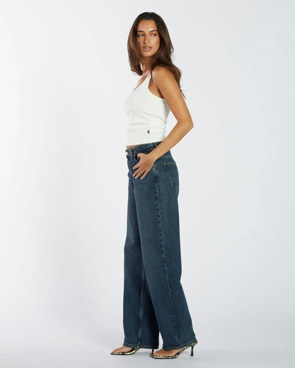 Hill Low Relaxed Jeans - Canyon Dark Used