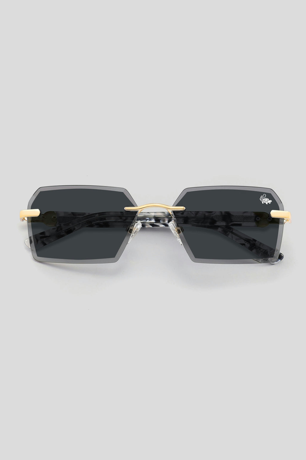 Kennedy White Marble Gold | Black