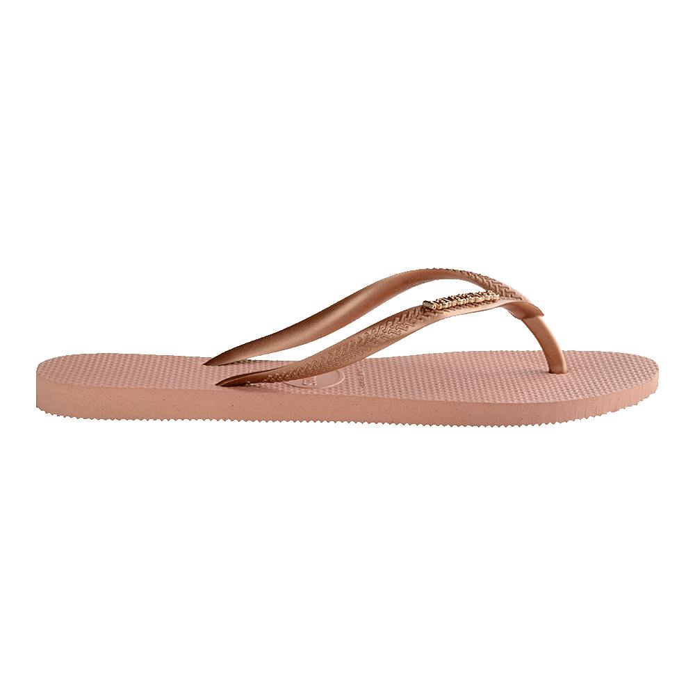 Slim Metal Logo Thongs