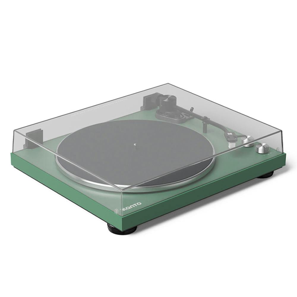 Kanto OBI3 Turntable with Bluetooth 5.3, Preamp, and Pitch Control - Matte Green