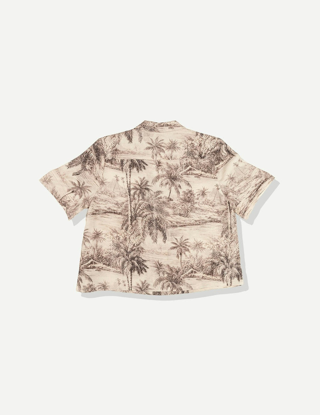 Tropical Camo Crop Buttonup