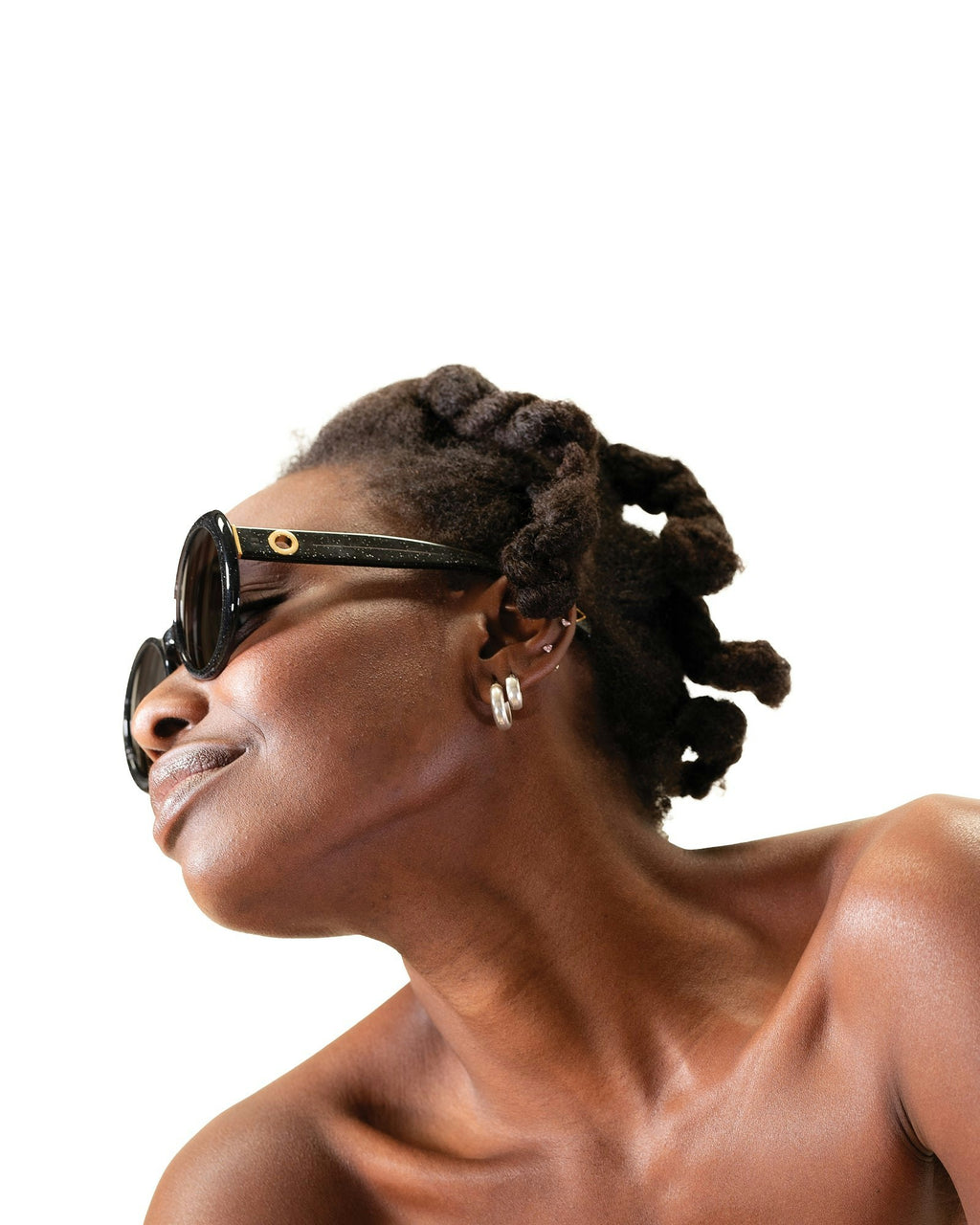 THE ORBIT - Stardust Sunglasses | Black Polarised Lenses