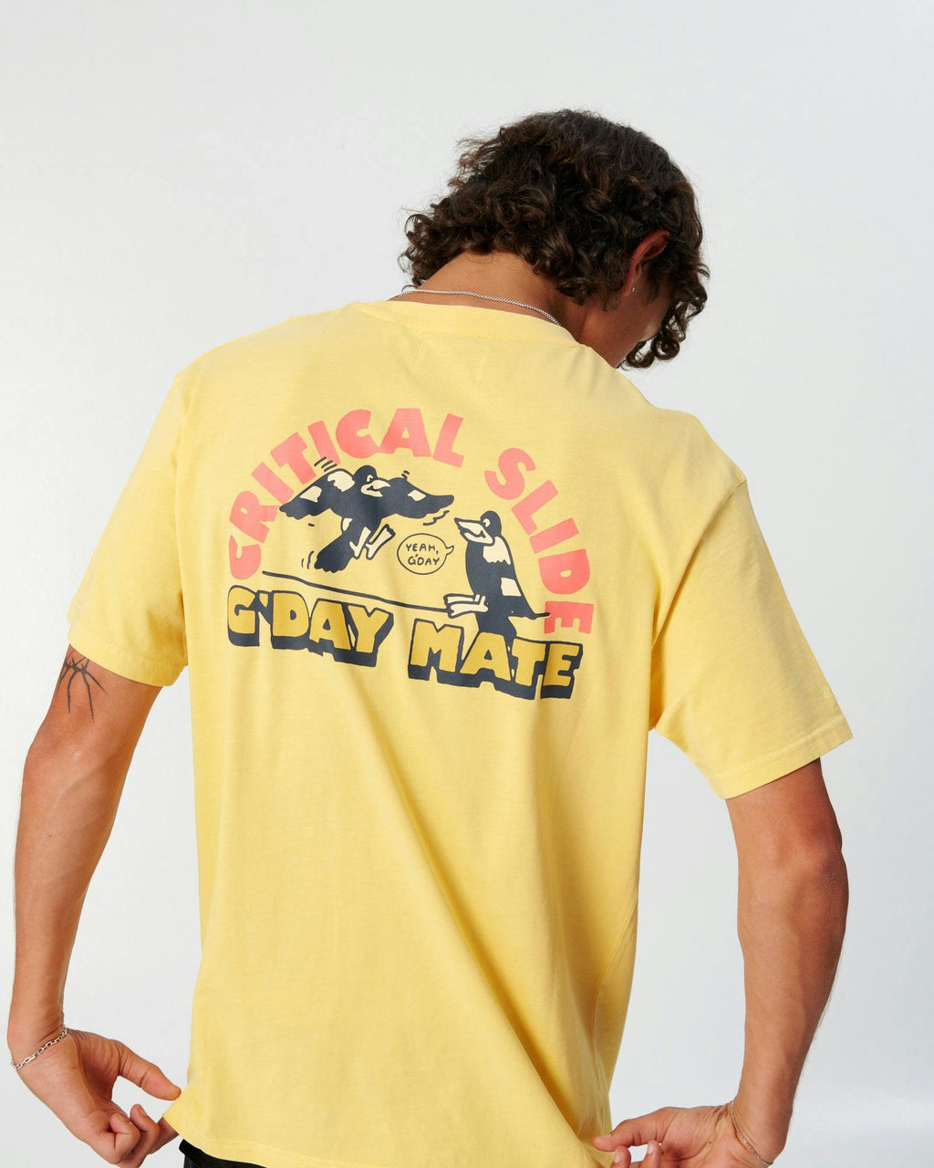 Gday Mate Tee - Sunflower