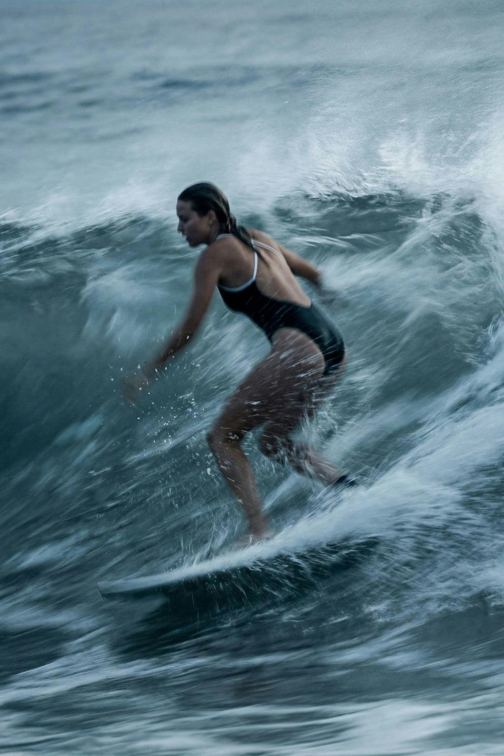 Liberty Racerback Swimsuit High Cut ― Black