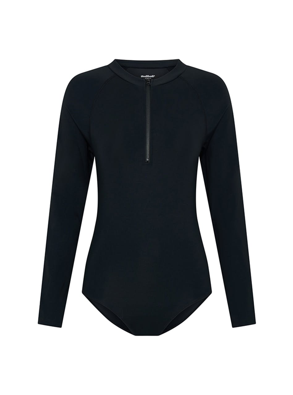 Teen Period Swimwear Paddlesuit Light Absorbency Black