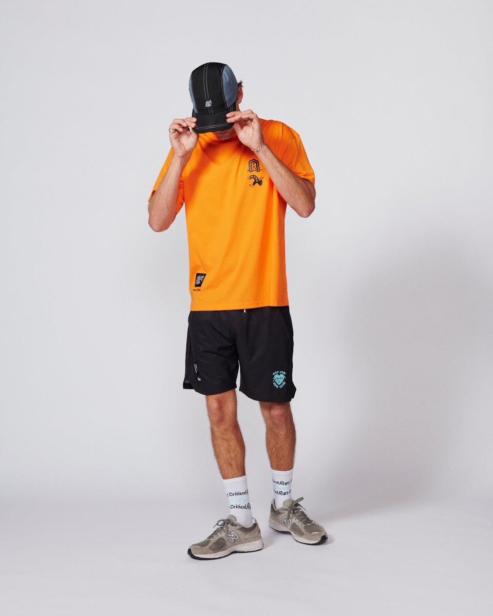 The Stacked Run Tee - Vintage White