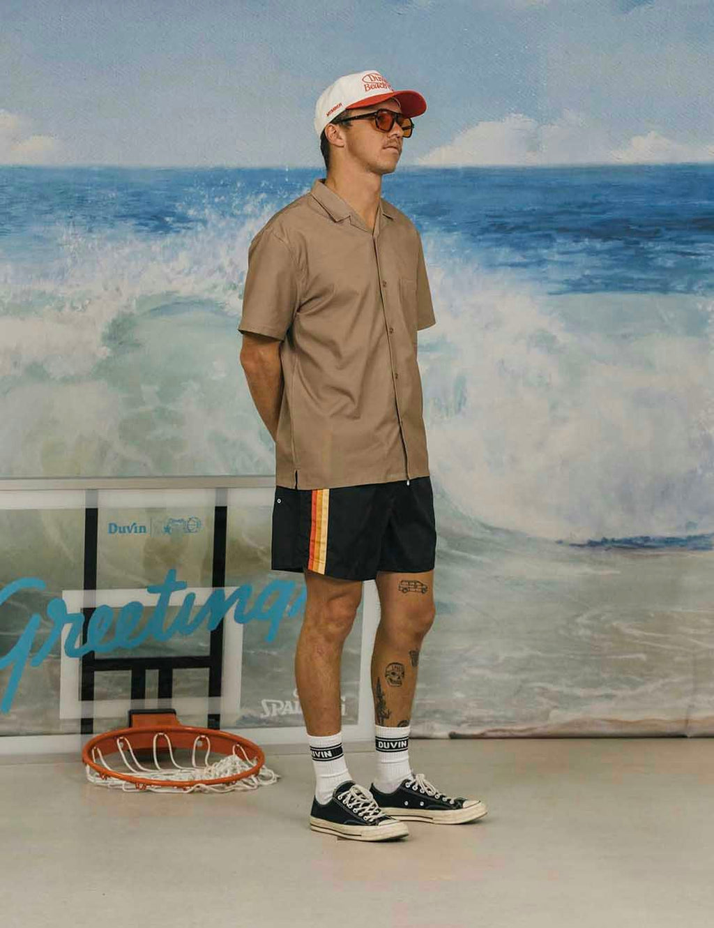 Windsurfer Swim Short Black