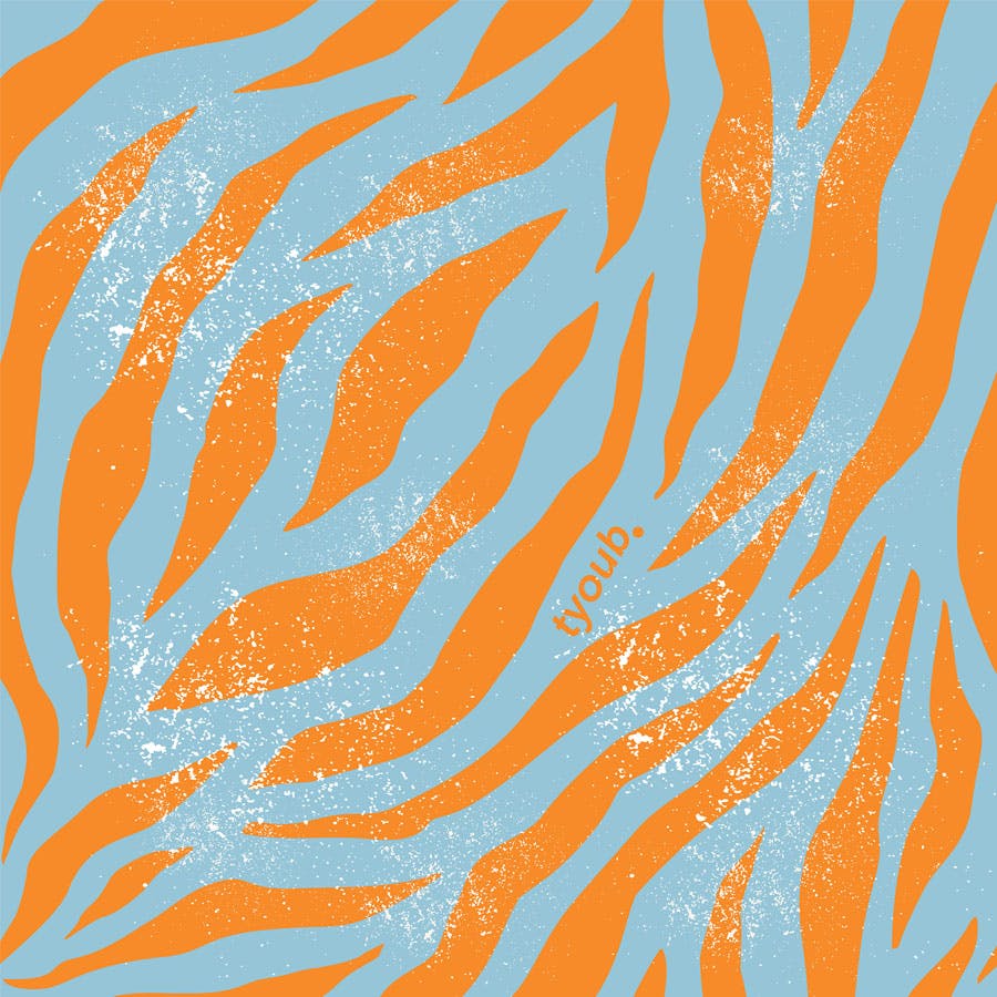 Tyoub Big Wet Bag – Tiger Blue Orange