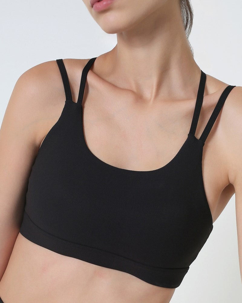 Ribbed X Bra