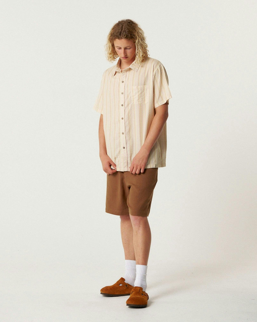 Stranded Shirt - Ecru