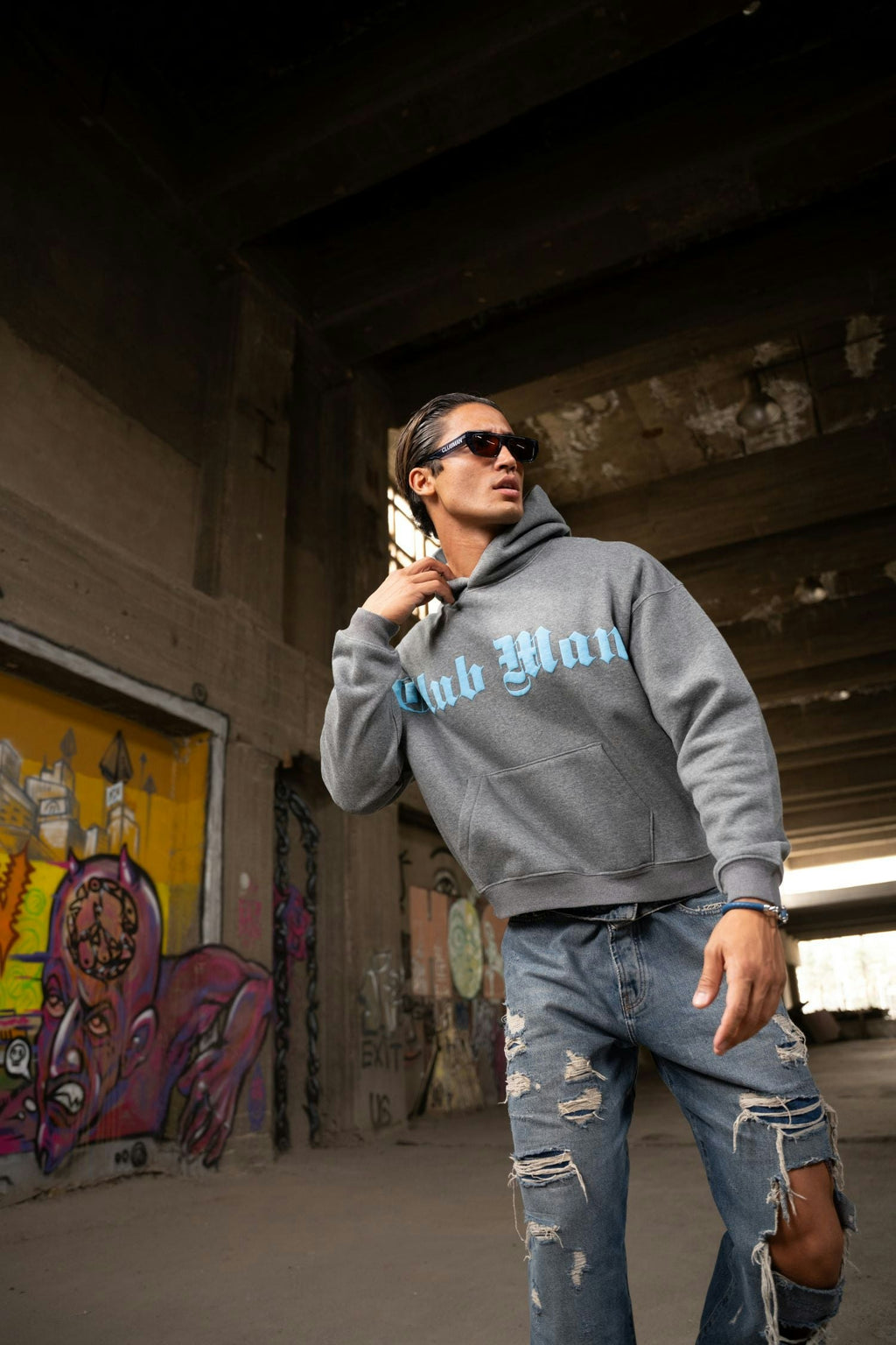 Clubman "UrbanBlue" Hoodie