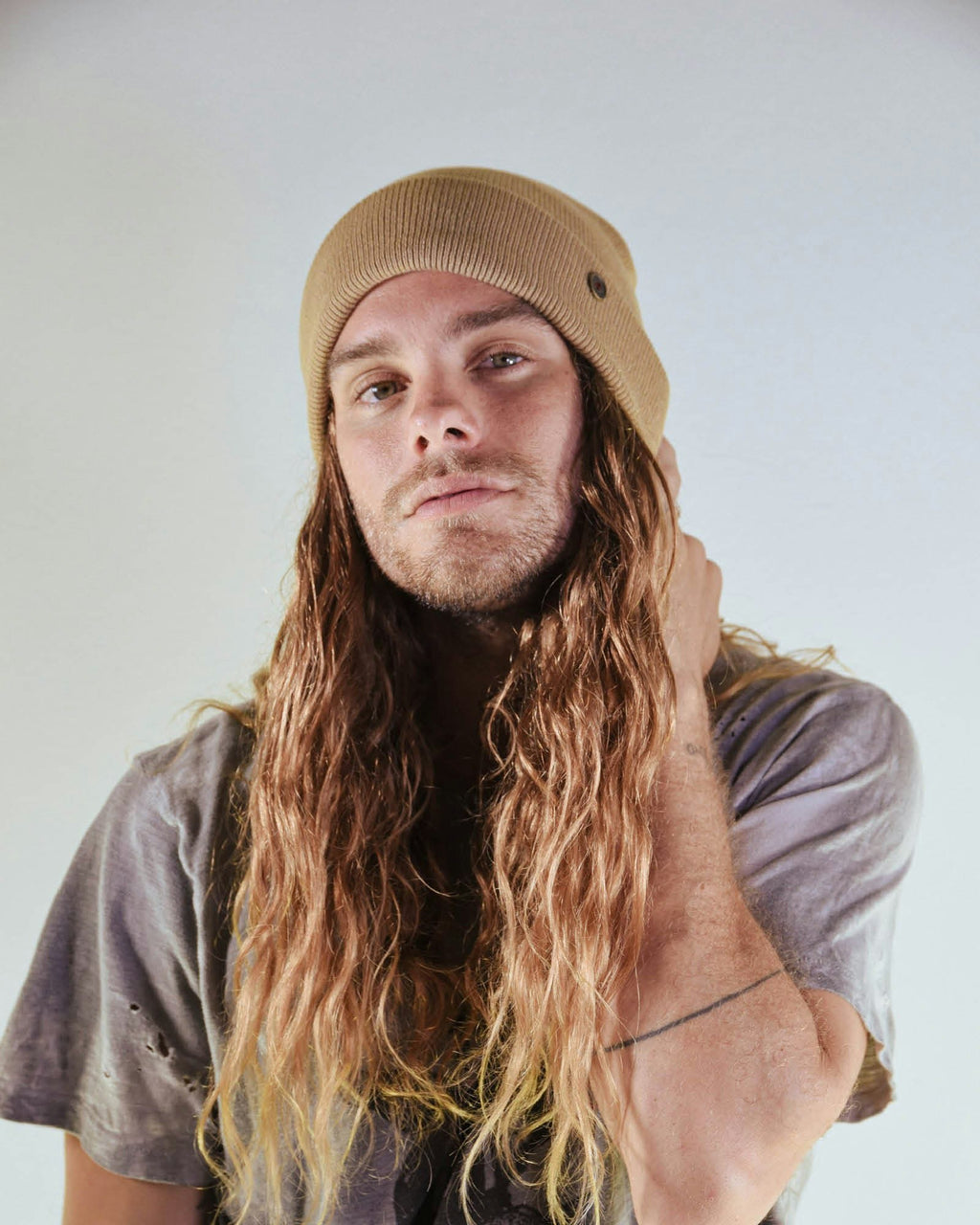 The Lucks  Beanie - Tan