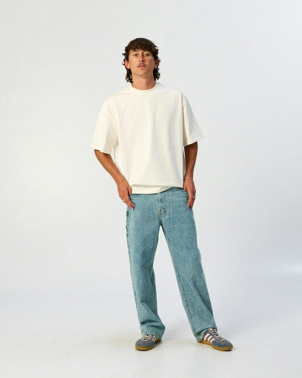 Peaty 5 Pocket Denim Jean - Blue