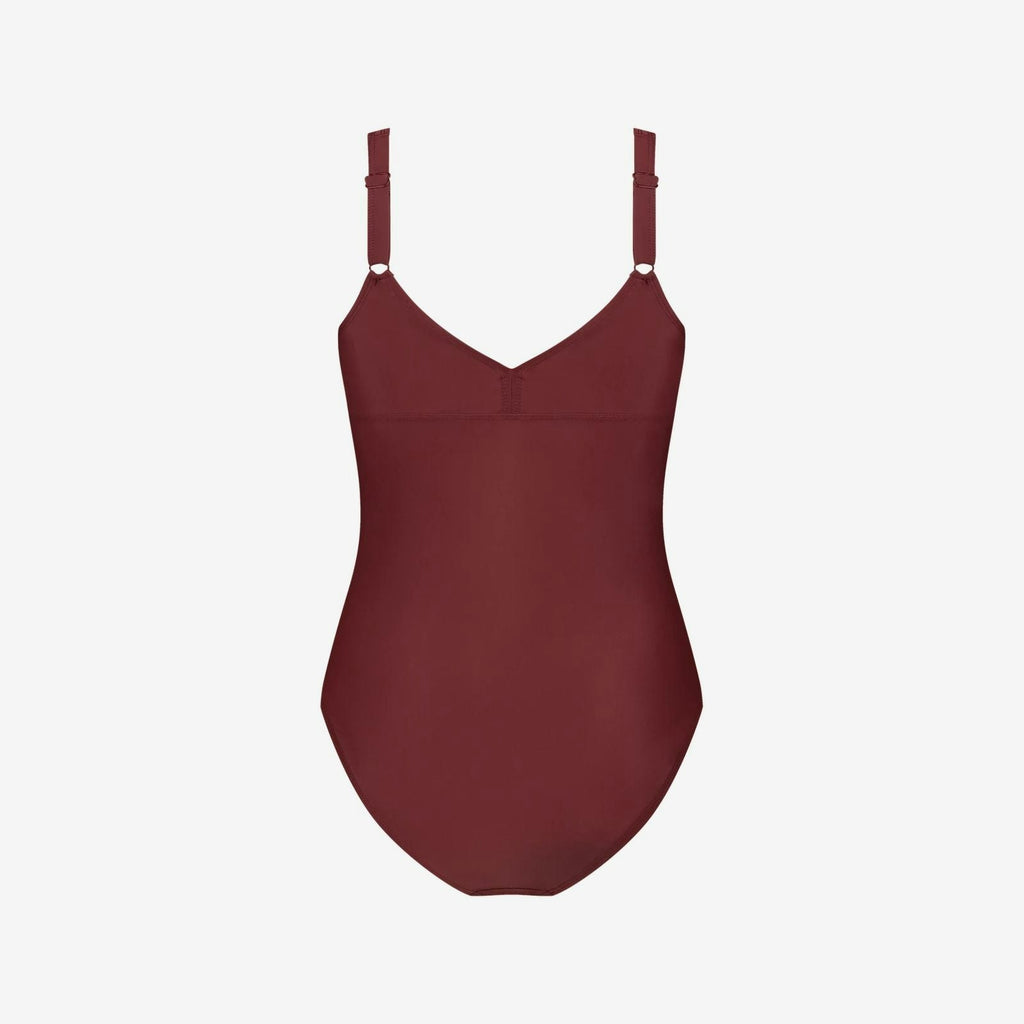 Embrace Swimsuit Full Coverage Bust Support ― Red
