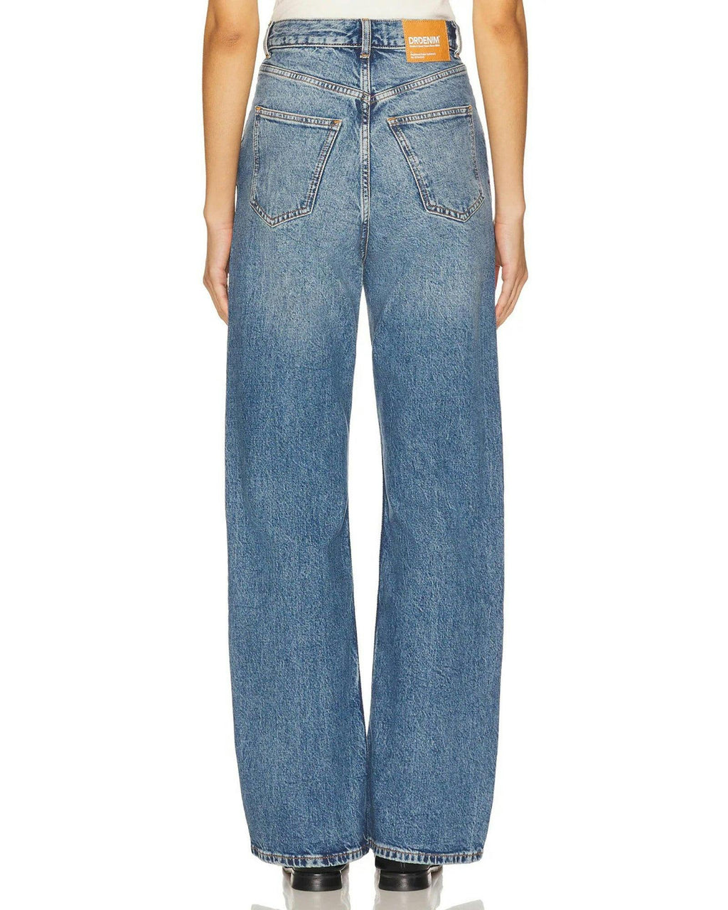 Echo High Straight Jeans - Bay Sky Fade