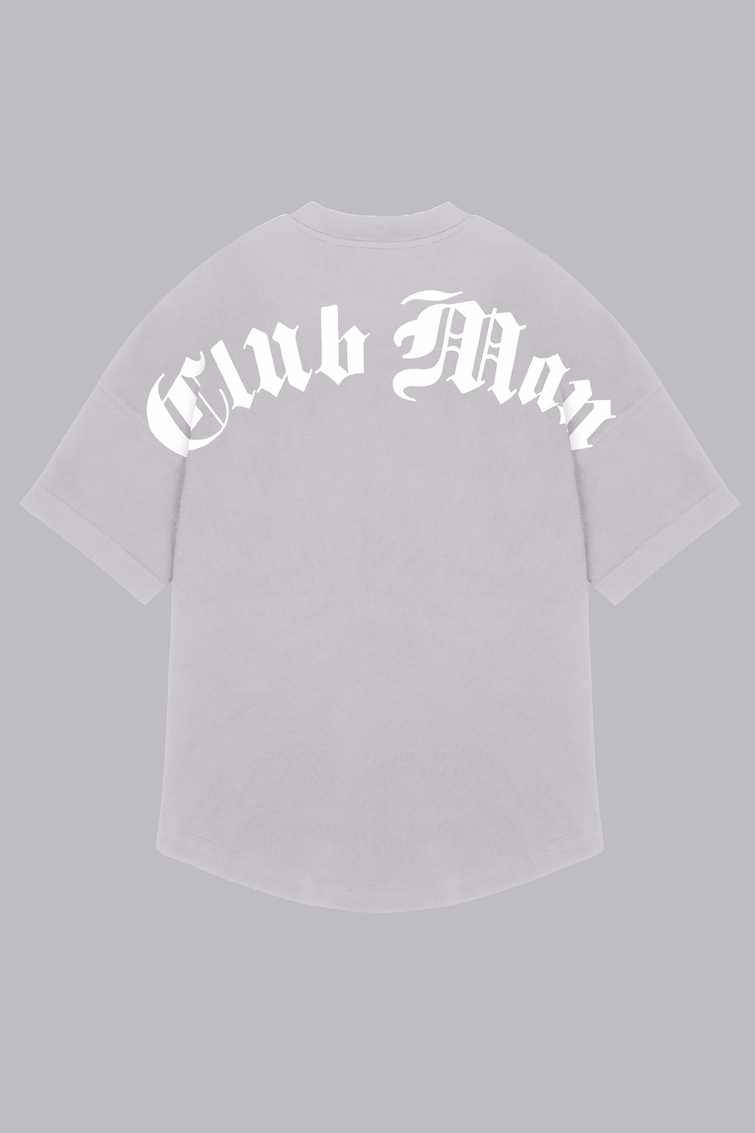 CLUBMAN Oversized 'Silver Script' T-shirt