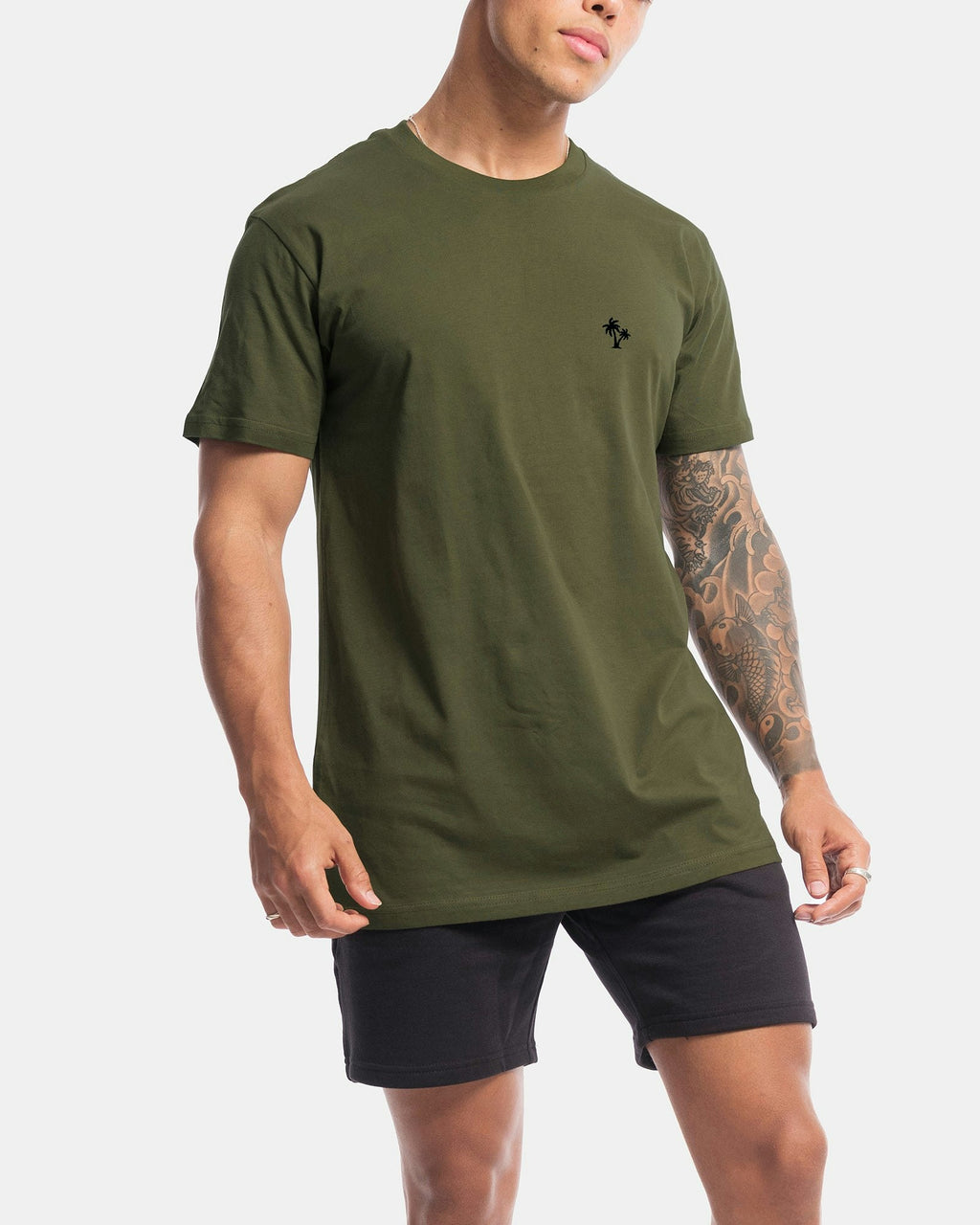 Palm Embroidery Tee