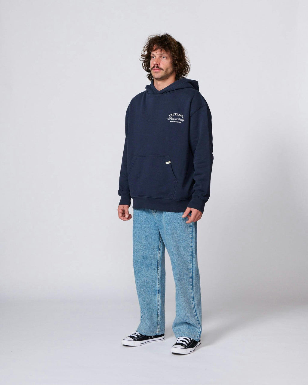 Wax Hoodie - Navy