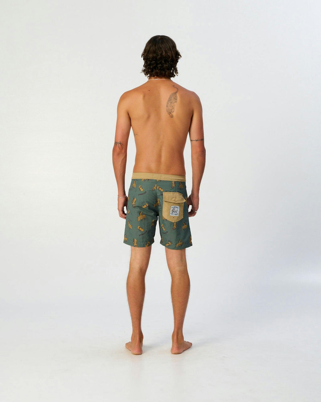 Peace Thong 17" Boardshort - Green