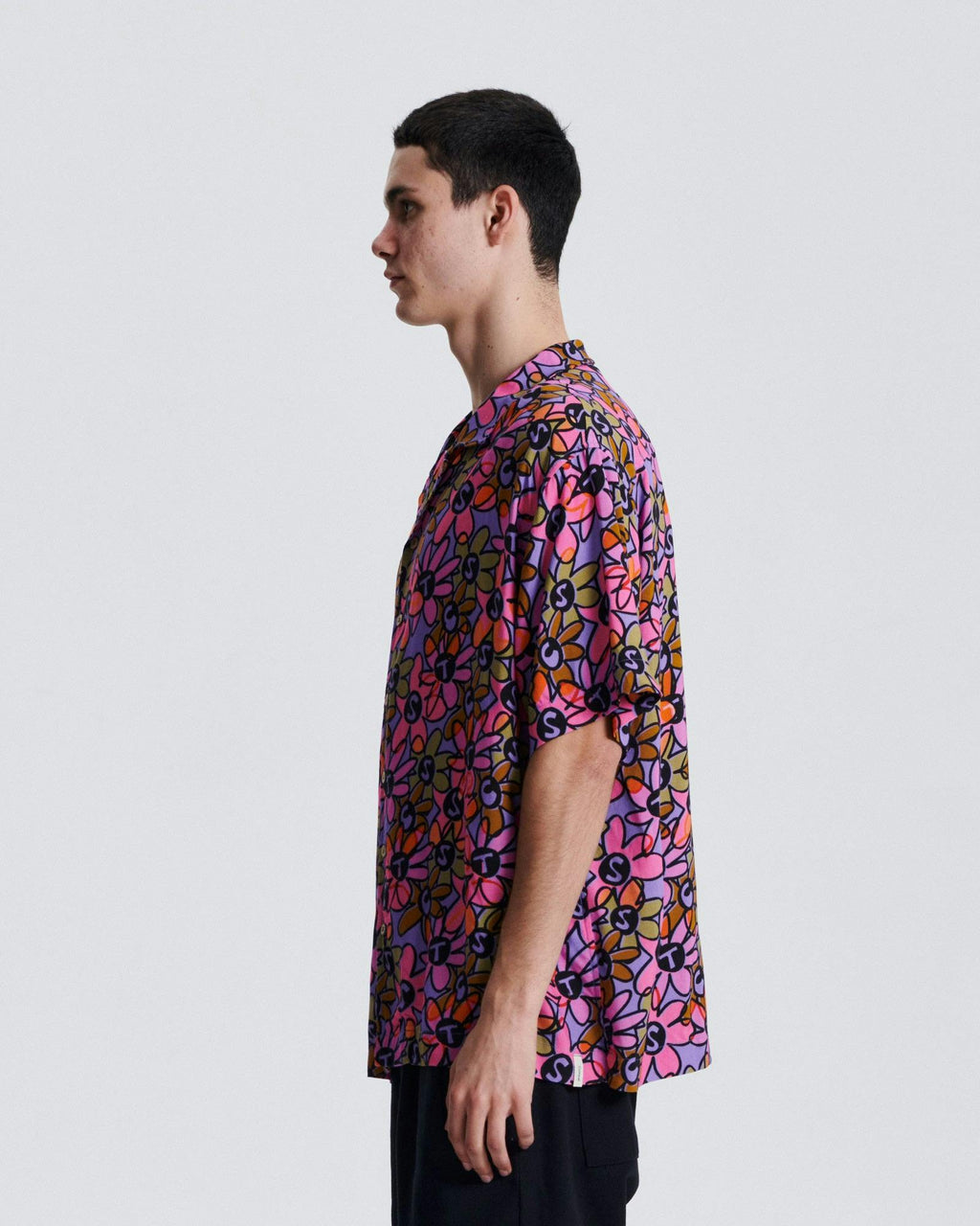 Crazed Jumbo Resort Shirt - Lavender