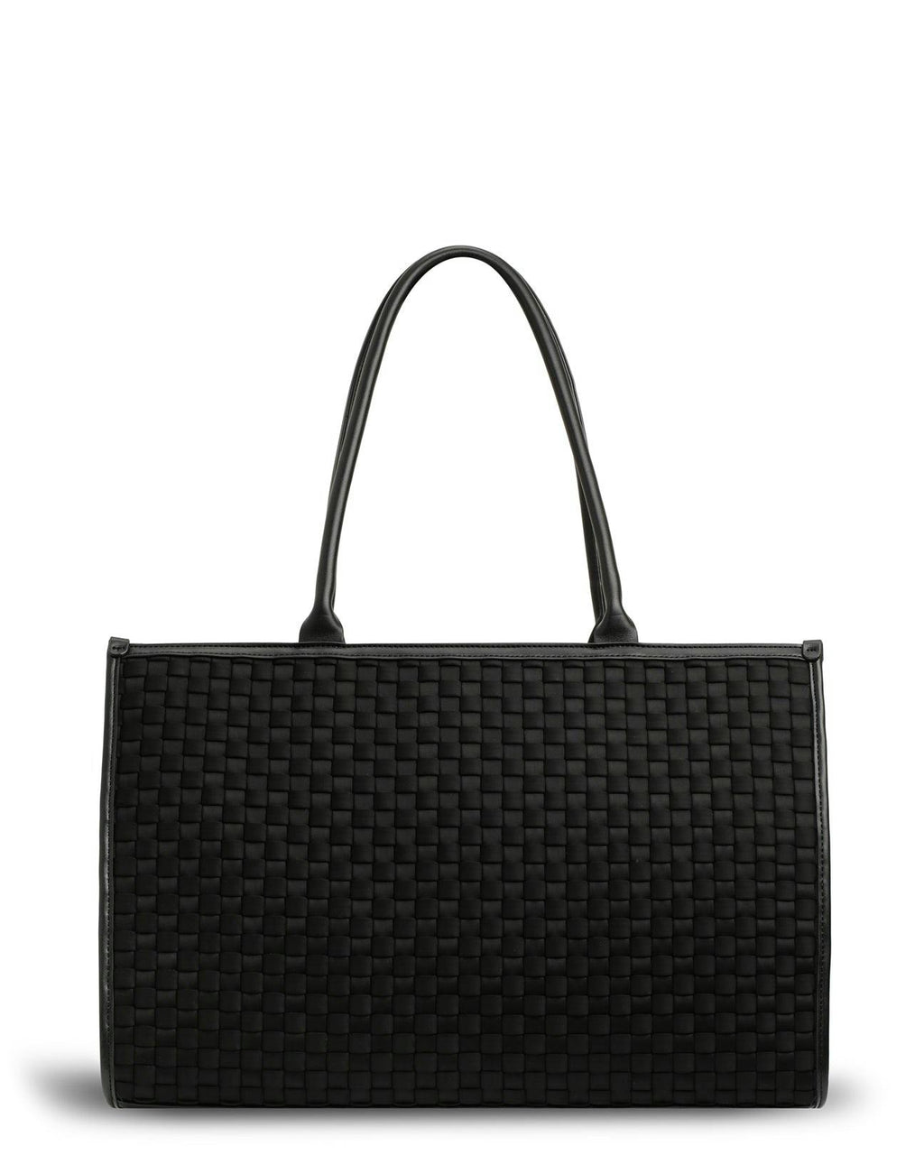Prene | The Era Bag (BLACK) Woven Neoprene Tote Bag