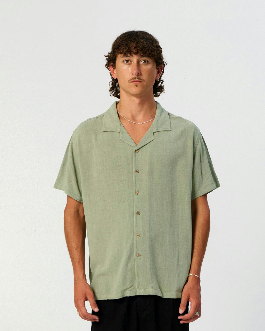 Ernie Resort Shirt - Seagrass