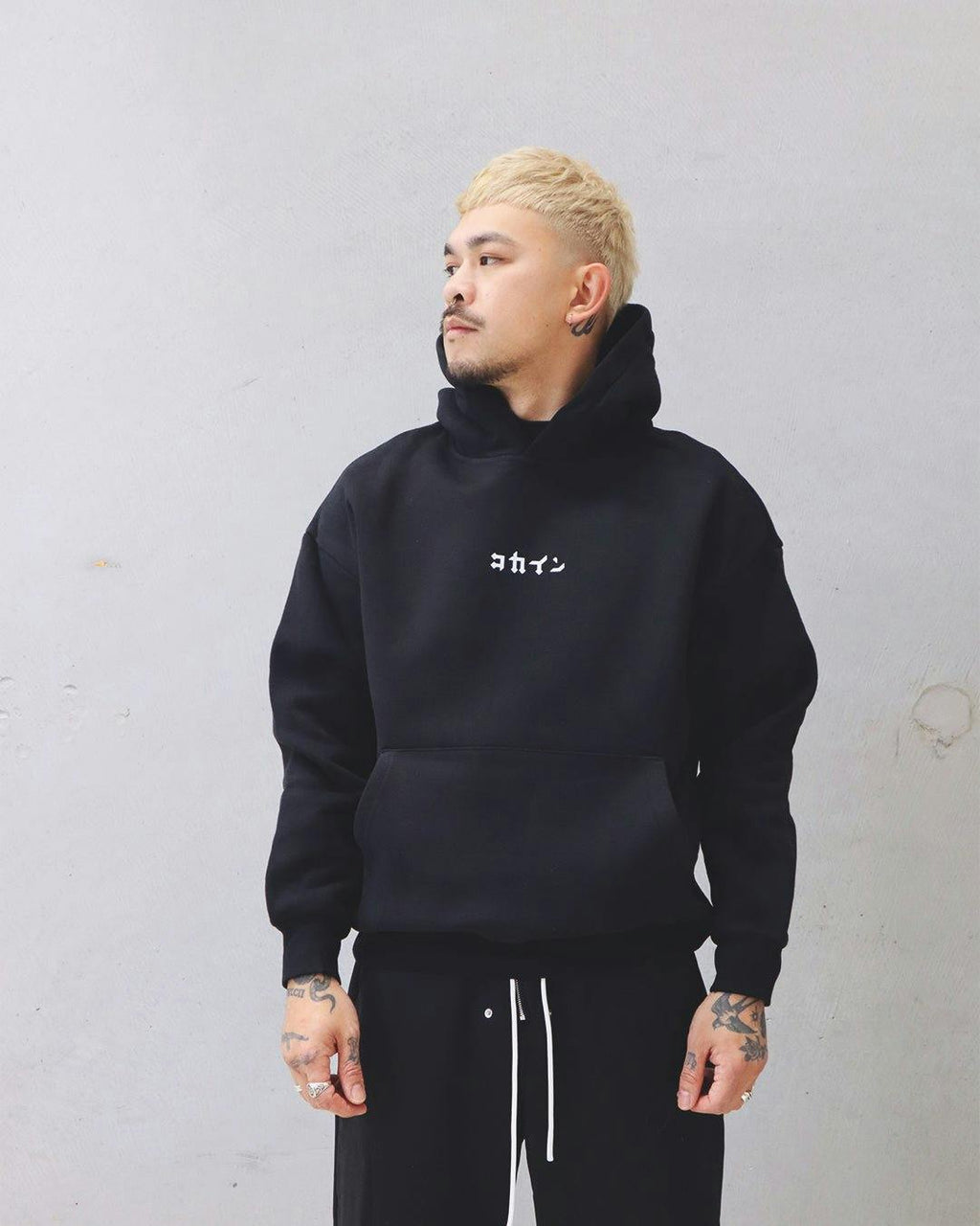 "Dream Chaser" Orange Hoodie // BLACK