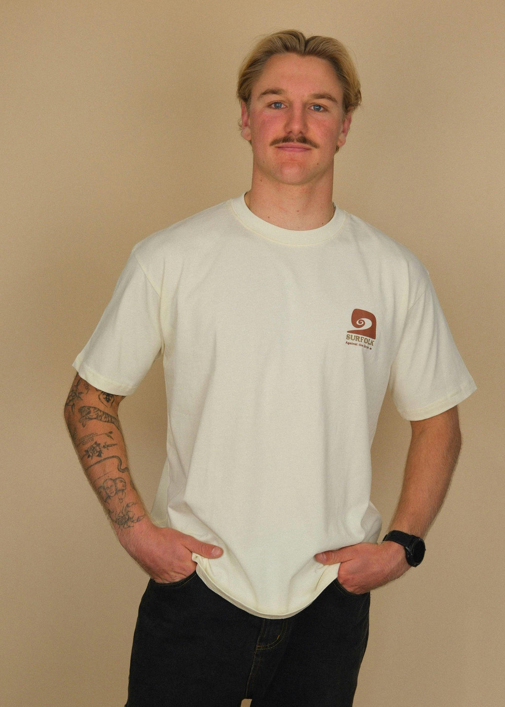 Vintage Grain Unisex Tee - Natural