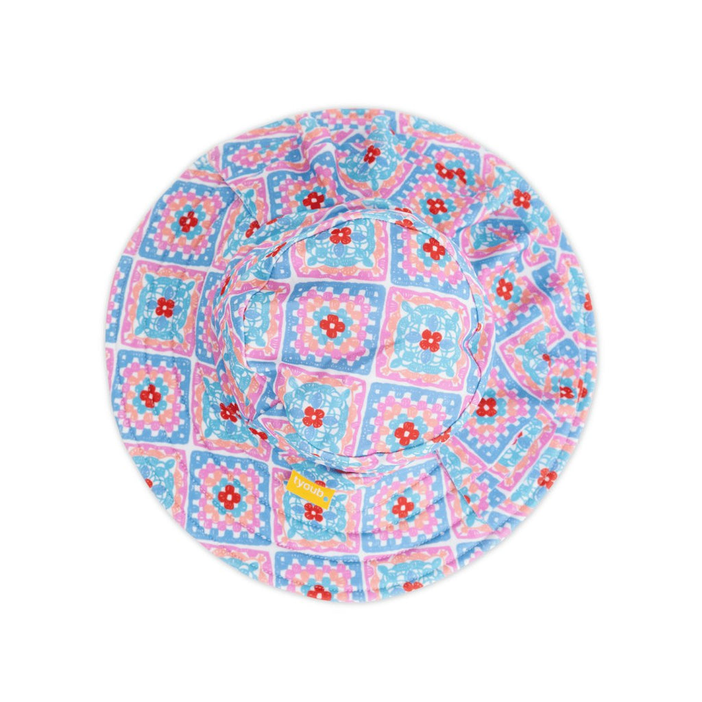 Tyoub Kids’ Ruffle Sun Hat Petal Patchwork
