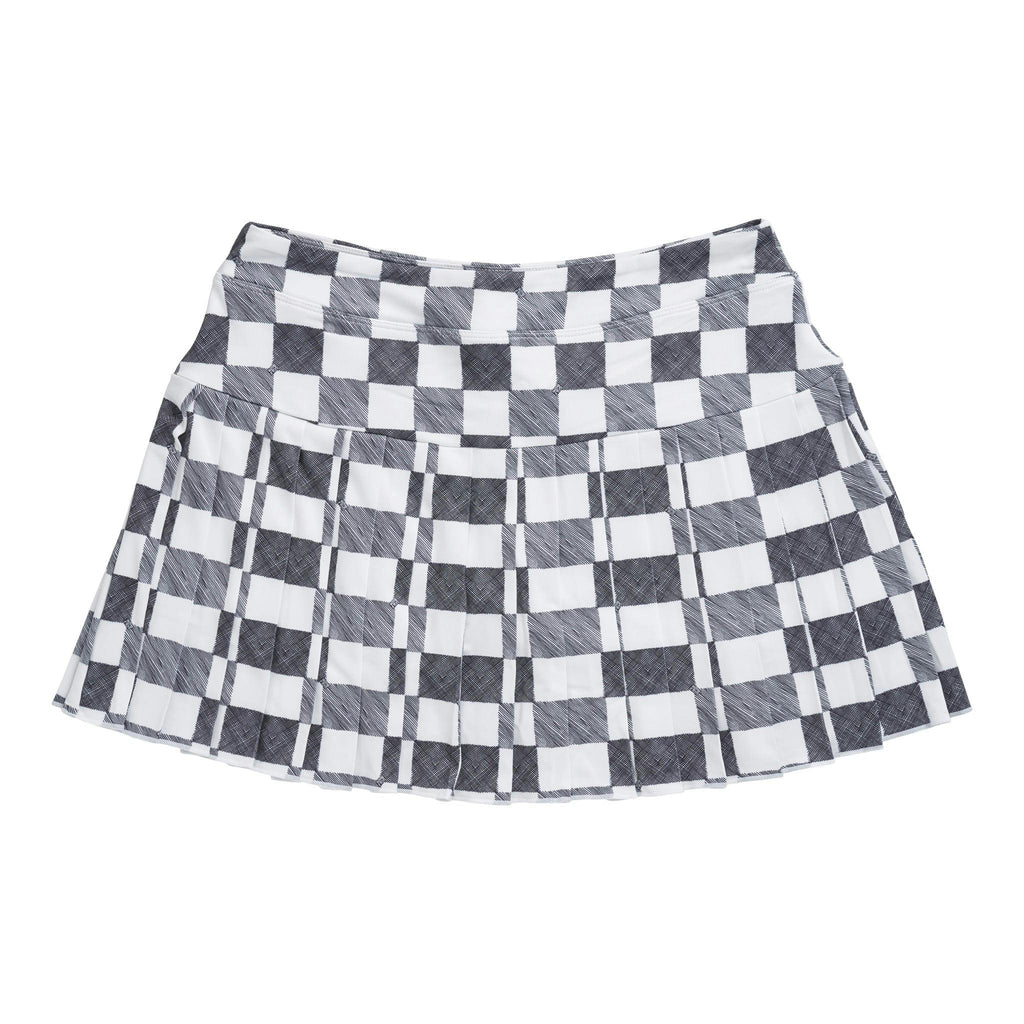 Birds Gingham Skort