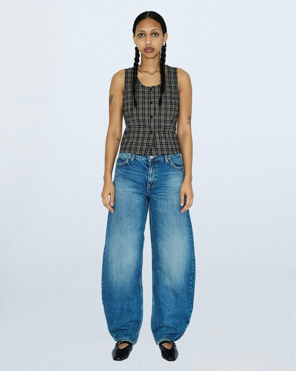 Nanci Barrel Jeans - Drift Mid Used