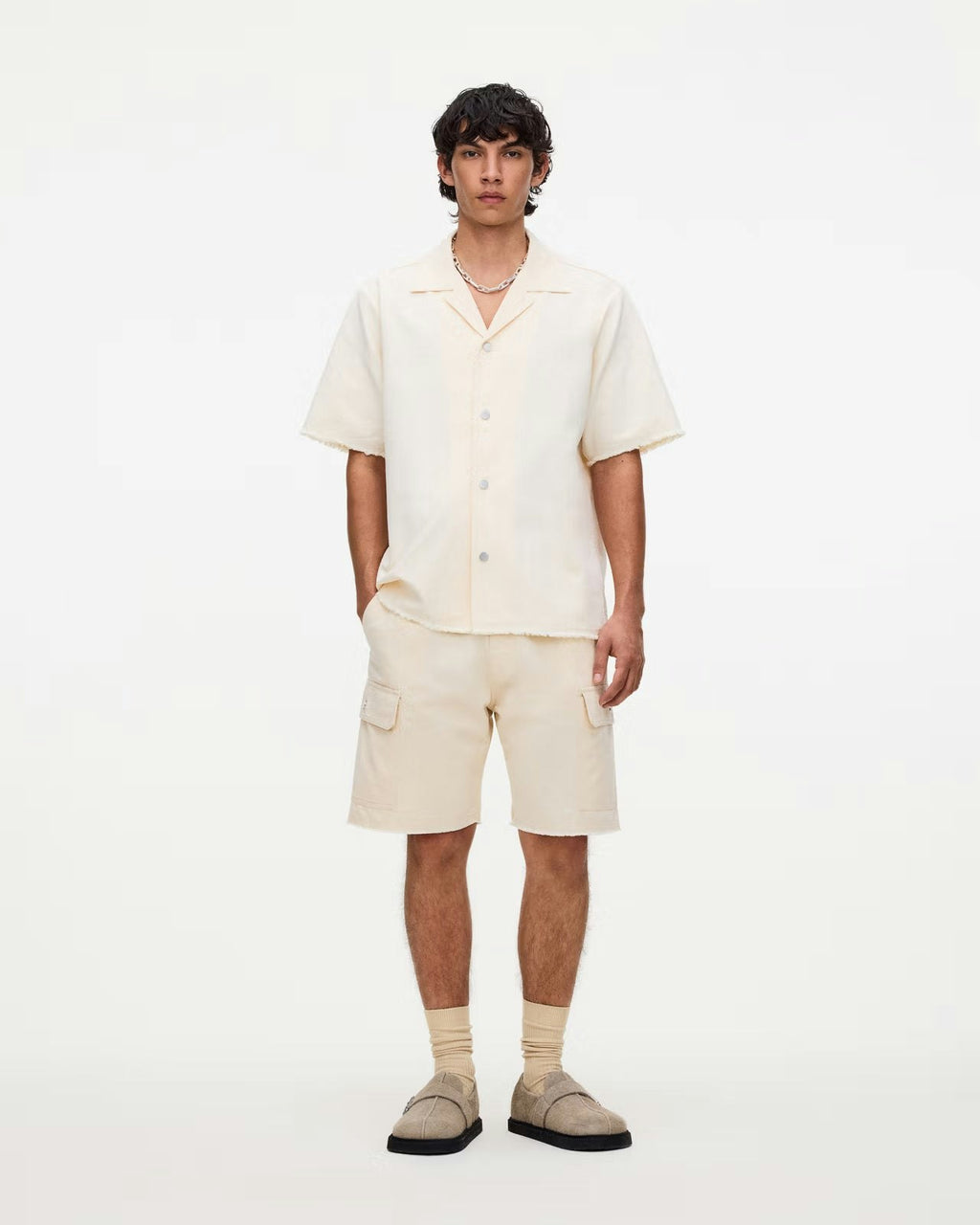 OAS Ecru Mitty Canvas Short