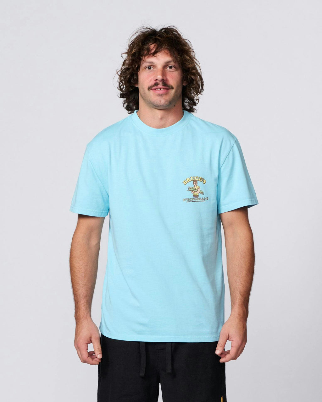 Spring Beans Tee - Aquatic