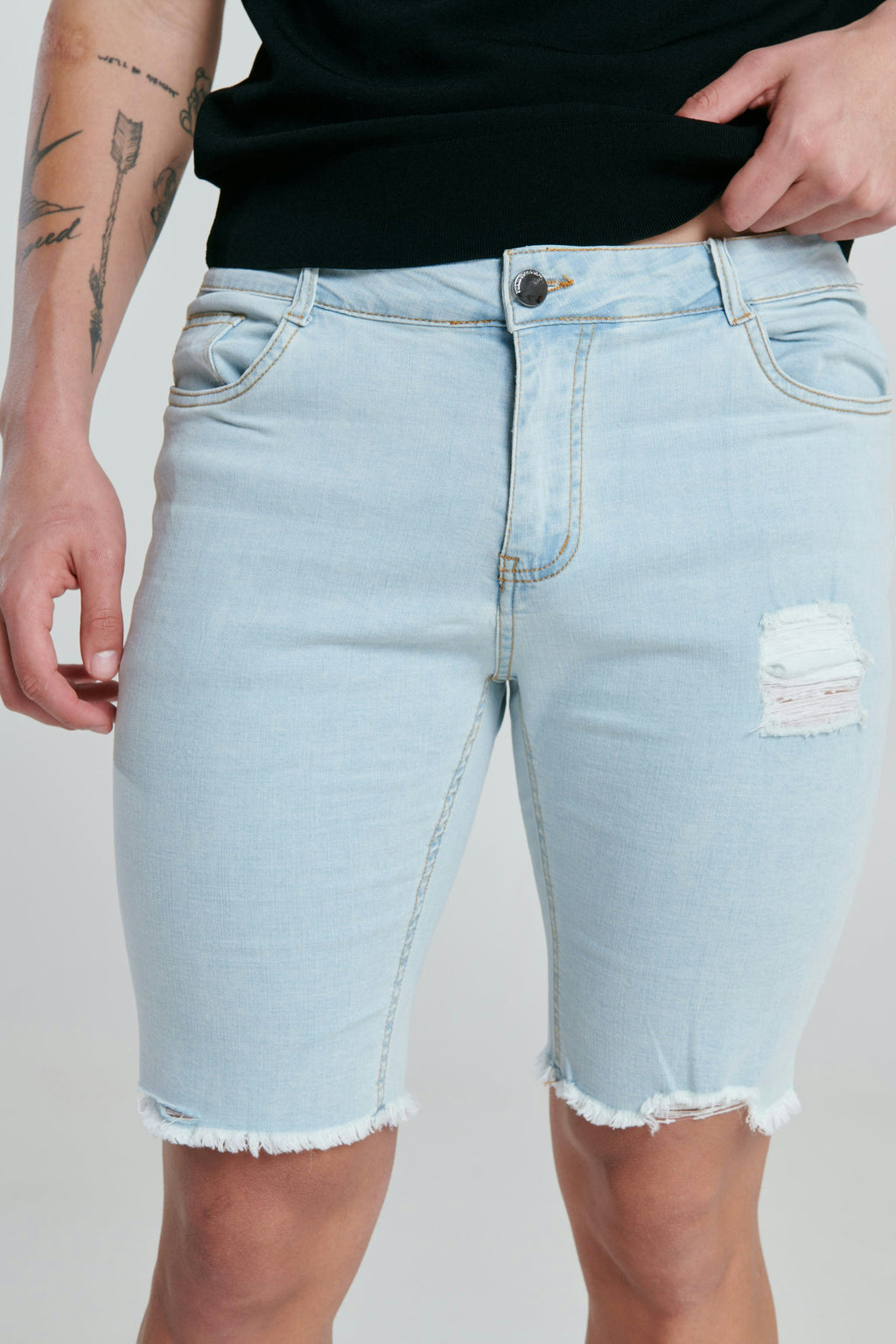 OXFORD Short ( Distressed Hem )