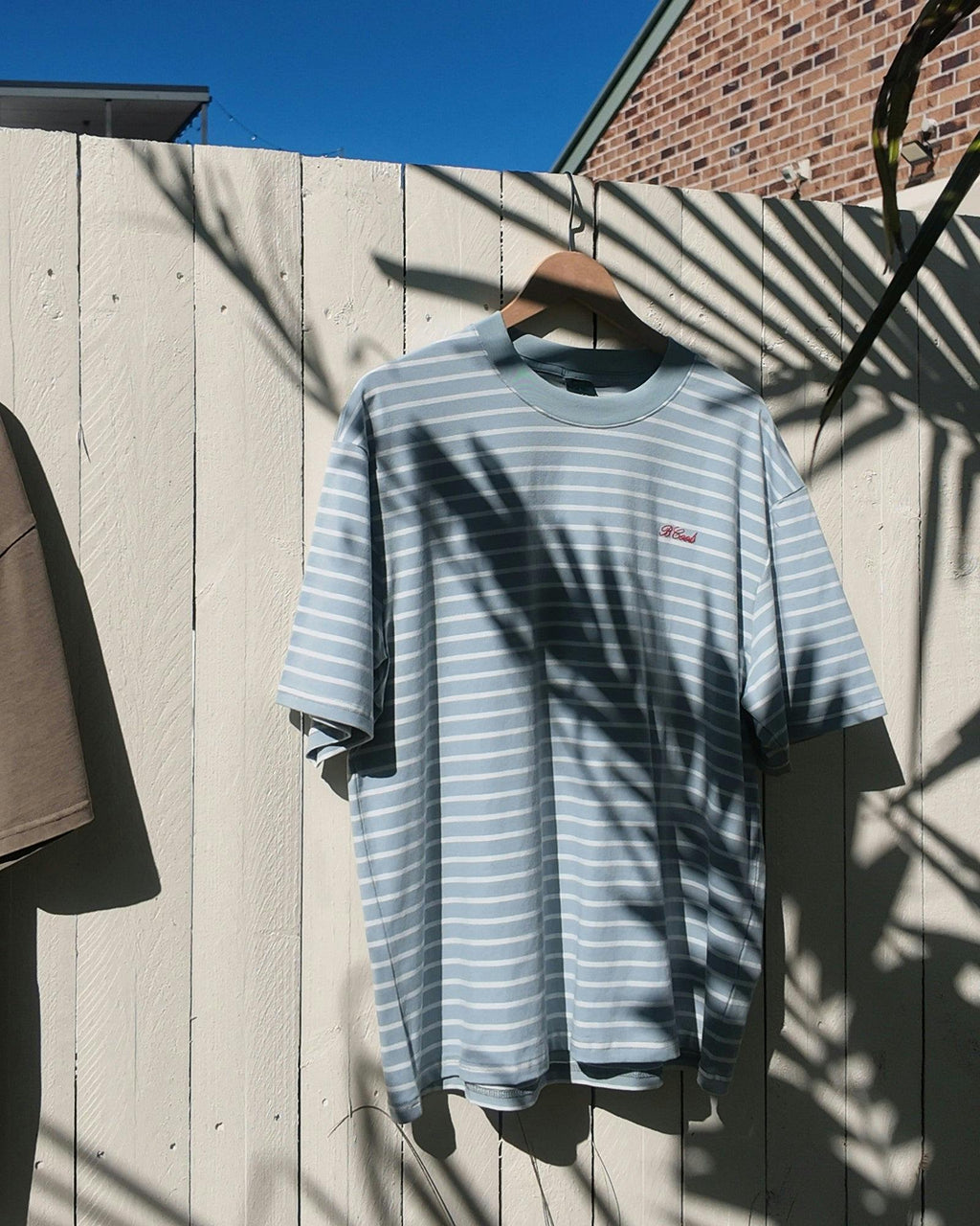 scribe t-shirt blue stripe
