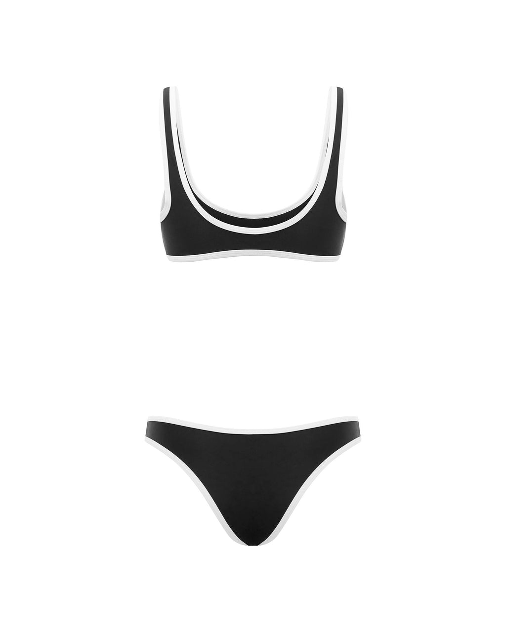 THE 90'S DUO PANT - BLACK & WHITE CONTRAST