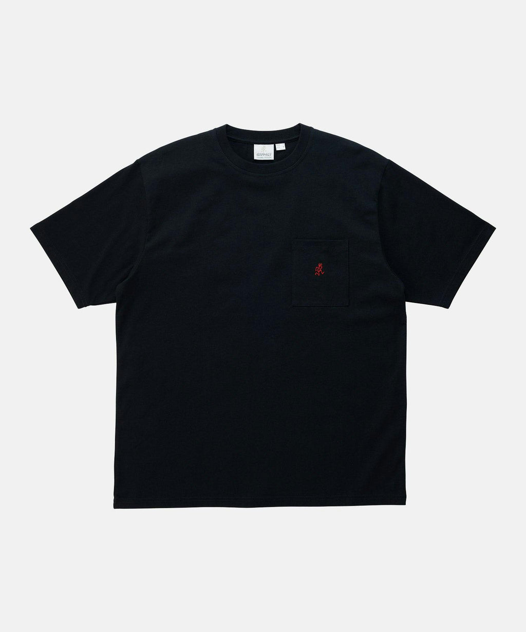 Gramicci One Point Pocket Tee in Vintage Black