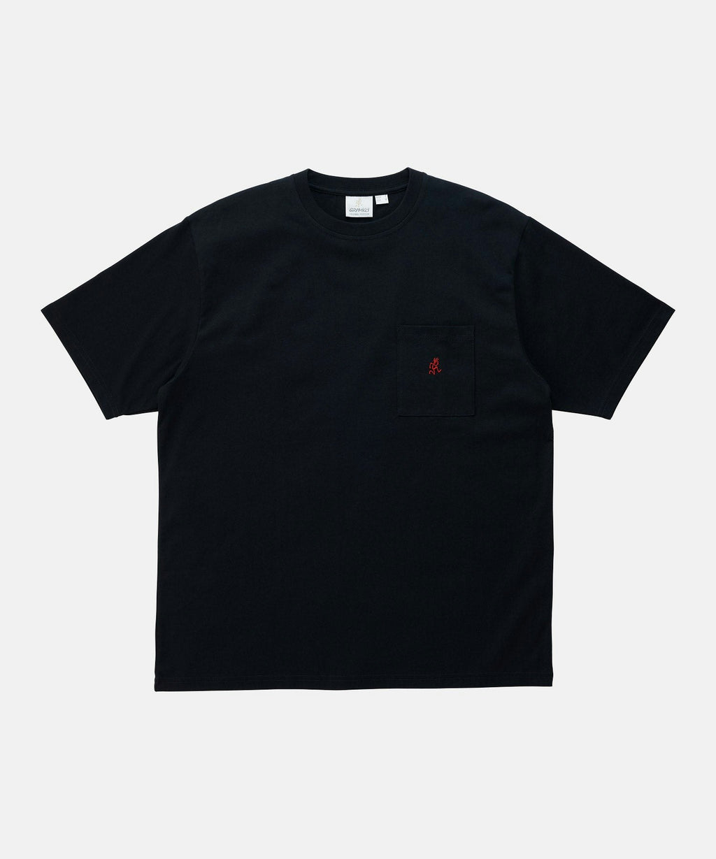 Gramicci One Point Pocket Tee in Vintage Black
