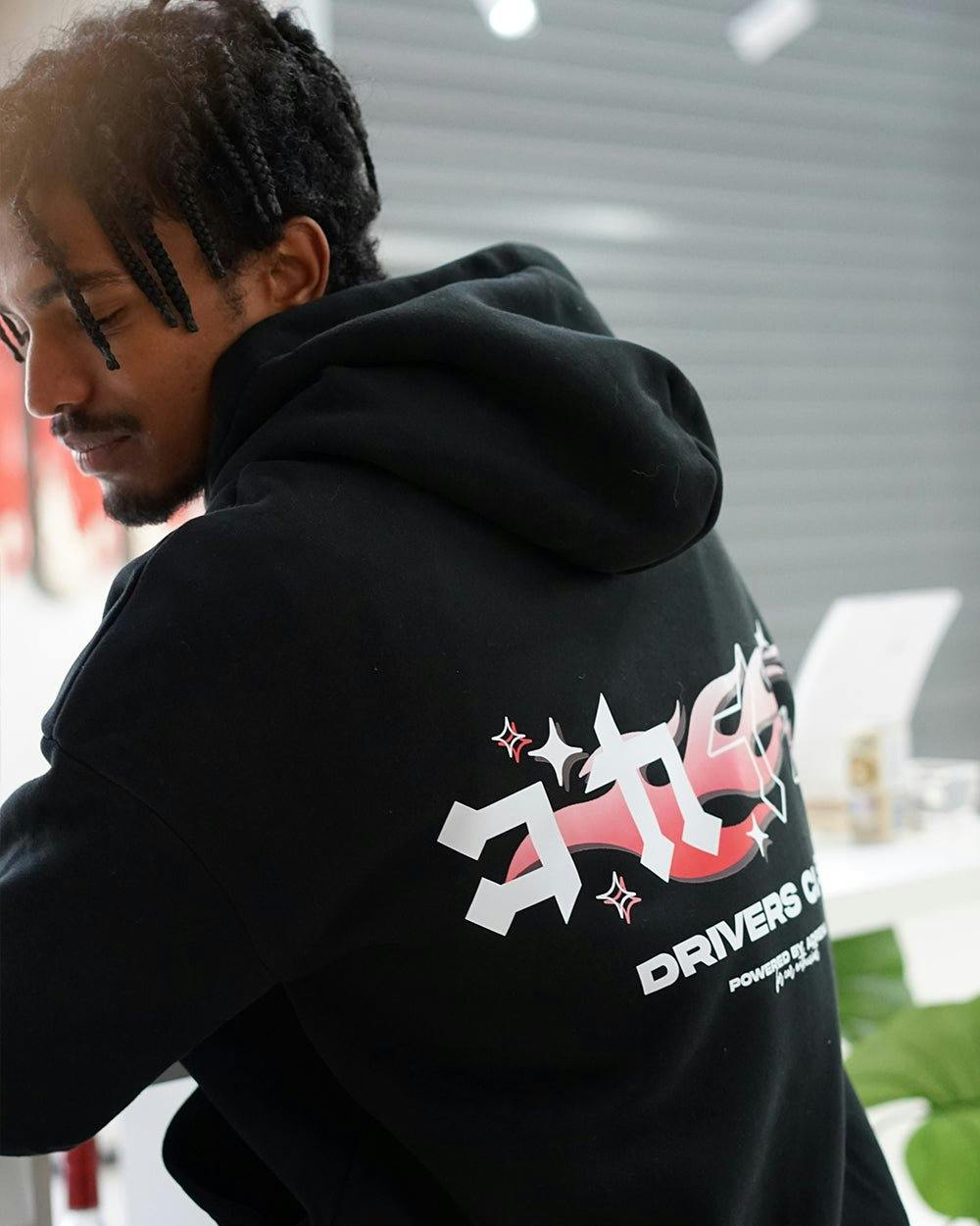 "Drivers Club" Hoodie // BLACK