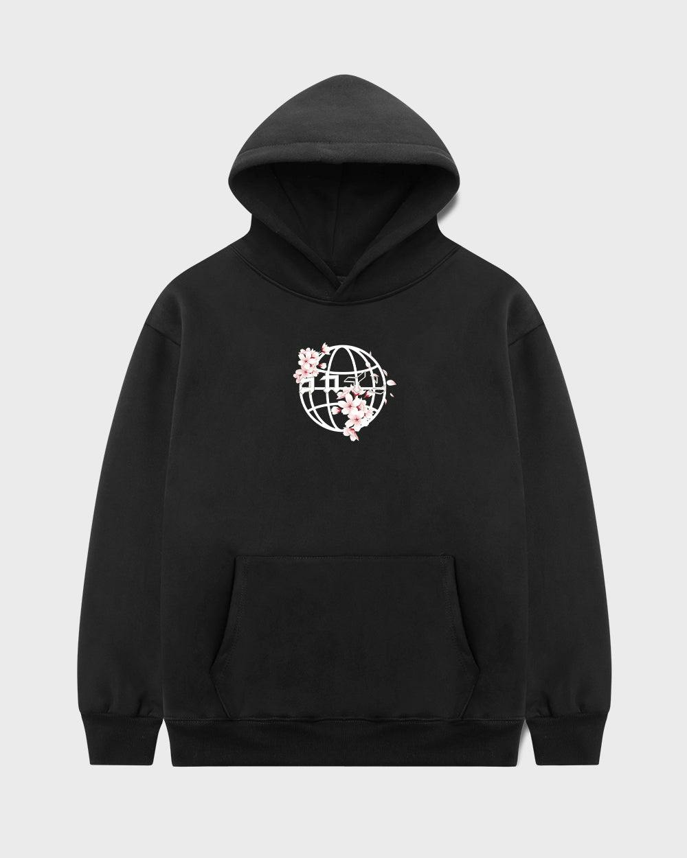 Blossom The World Hoodie // BLACK