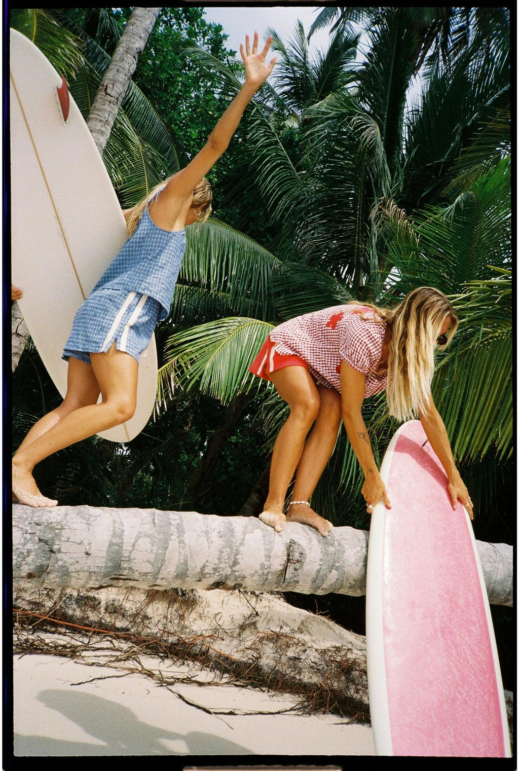 Atmosea Short in Blue Gingham