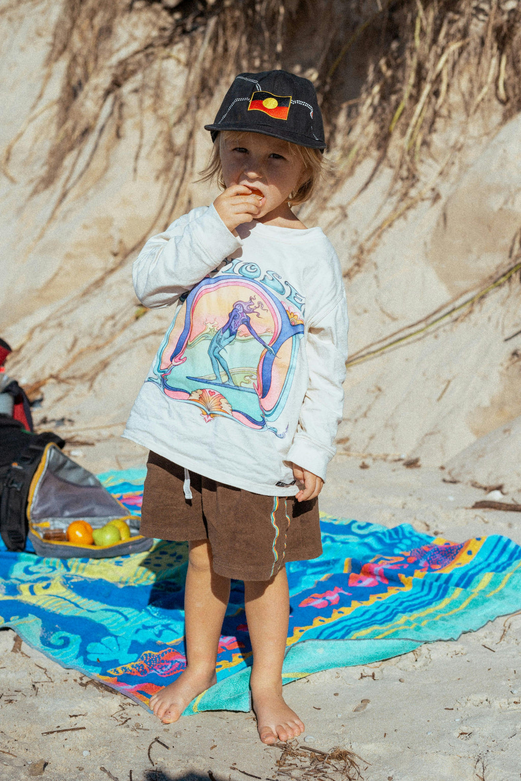 KIDS 'Saline Shrine' By Angie Samblotte x Atmosea - Artist Oversized Longsleeve Tee