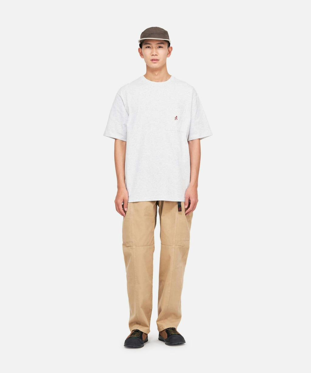 Gramicci One Point Pocket Tee in Heather Grey
